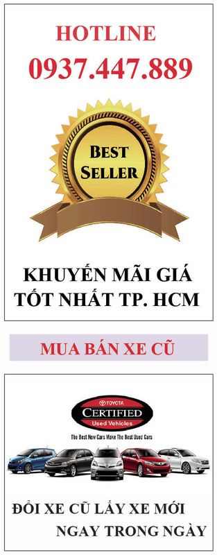 Bảng giá xe ôtô Toyota Fortuner mới rẻ nhất TPHCM 06